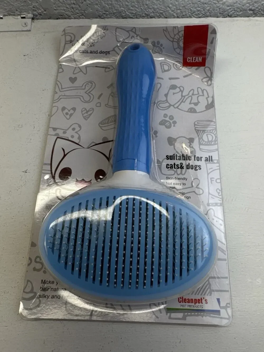 (246) Self Cleaning Pet Slicker Brush for Dogs & Cats – Short & Long Hair – New